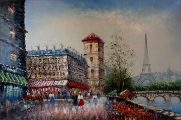 Paris œuvres - yxj037fB impressionnisme Paris scènes